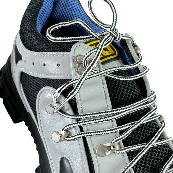 GUCCI Gray Leather Mesh Flashtrek Men Sneakers Made in Italy 11UK / 11.5US - Picture 7 of 13